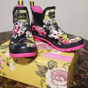 Joules Floral Rainboots